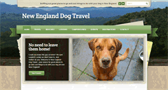 Desktop Screenshot of newenglanddogtravel.com