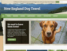 Tablet Screenshot of newenglanddogtravel.com